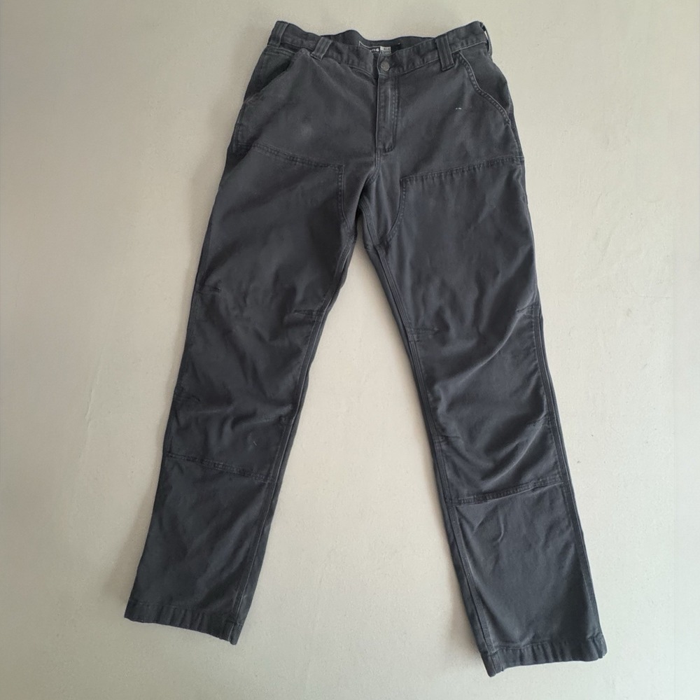 Carhartt Men's Pants Rugged Flex Relaxed Fit Distressed Carpenter WorkWear 34x34 - Picture 3 of 16